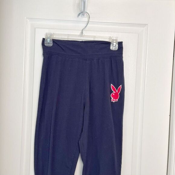 Playboy x Missguided Playboy Spell Out Bunny Logo Lightweight Skinny Jogger Pant - Picture 2 of 8